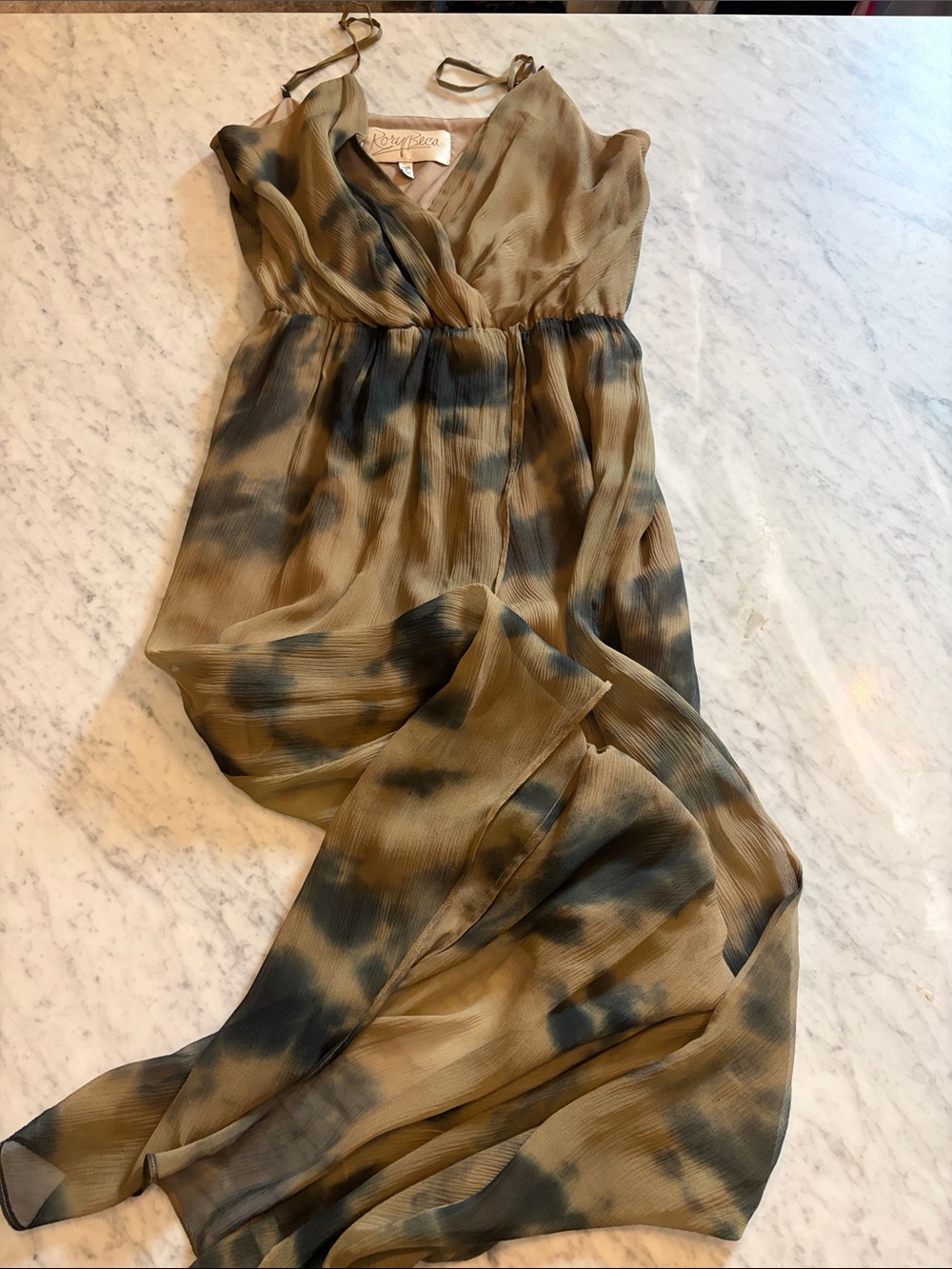 Rory Beca silk high-low dress